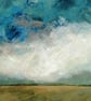Original Landscape Art, Green Painting in White Mount 12"x10" - Image 4