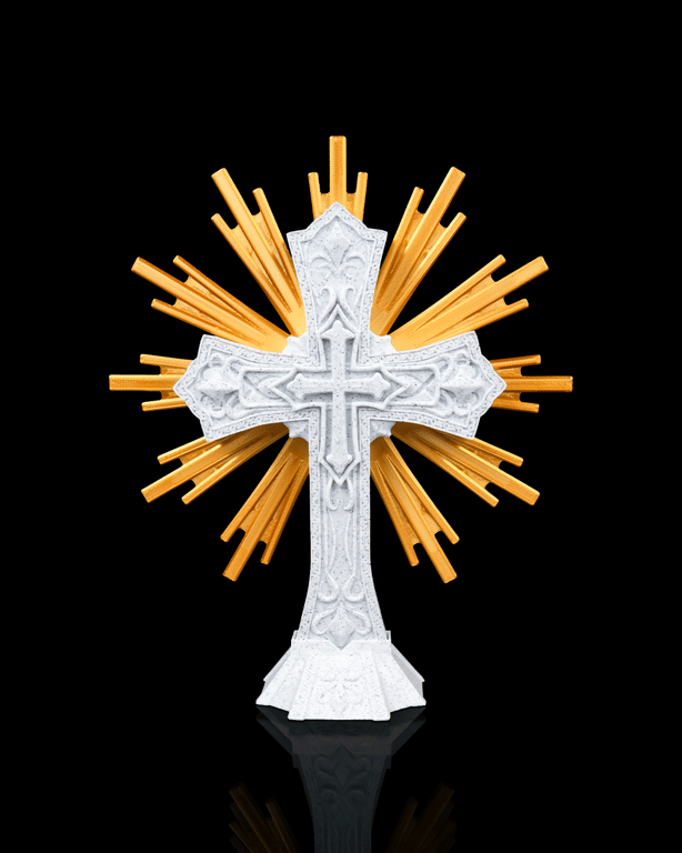 The Sacred Cross – Christian Wall Decor & Religious Cross Sculpture