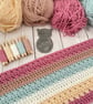 Pink Crochet Baby Blanket - Handmade - New Baby Girl - Nursery Keepsake - Image 9