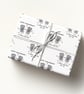 10th Anniversary wrapping paper for your tin anniversary - Image 5
