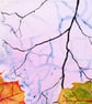 Autumn Leaves Modern Botanical Oil Painting  Autumn Colours  Canvas Artwork - Image 5