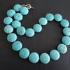 Turquoise and Sterling silver necklace