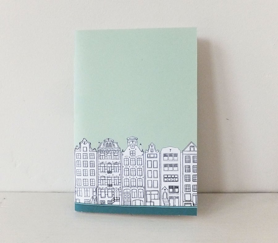 Small Mint Green Amsterdam Notebook 