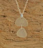White sea glass pendant - Image 1