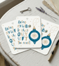 Funny Best Friend Christmas Card - Illustrated Holiday Postcard Gift