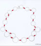 Silver Rings and Red Coral Necklace - Image 2