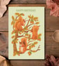 Birthday card set 4 cards cute animals - Image 4