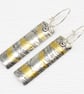 Keum boo earrings, shell earrings, medium size, long, razor shell, seaside - Image 6
