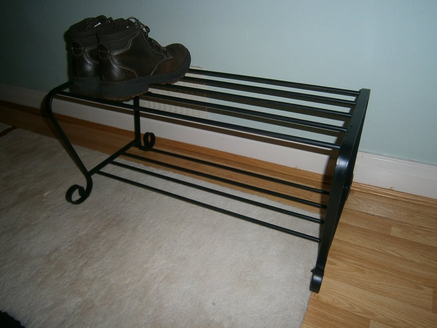 Shoe Rack......................................Wrought Iron(Forge Steel) UK Made