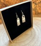 Handmade Ceramic Earrings One of a Kind Zero waste Eco Friendly Gifts - Image 3