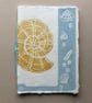 Handprinted Ammonite Notebook - Image 1