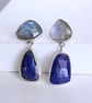 Labradorite and Lapis Lazuli earrings - Image 1