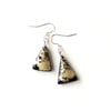 Black & Gold Earrings - SALE (2038)