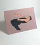 The Next Step Hunter dance battle greetings card A6