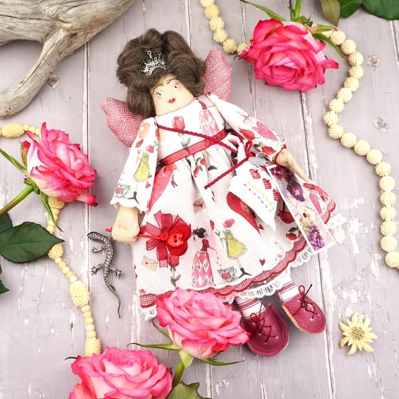 Rosa A Valentine Fairy God Mother Doll