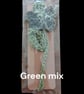Crochet Flower Bookmark - Handmade with Stem & Leaf - Image 4
