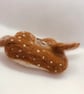 Felted Fawn - Needle Felted Fawn - Sleeping Fawn - Christmas Decoration  - Image 3