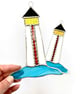 Stained Glass Lighthouse Suncatcher - Handmade Hanging Window Decoration - Image 1