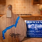 Ullswater Inspired Resin Pizza Board –FREE kendal mint Cake