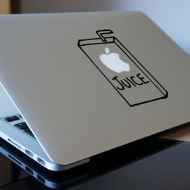 APPLE JUICE MacBook Decal Sticker fits all MacBook models