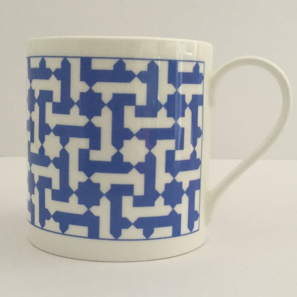 Blue Alhambra mug