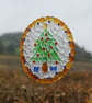 Christmas tree glass suncatcher - Image 3