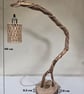 Natural rustic table lamp or bedside lamp - Image 2