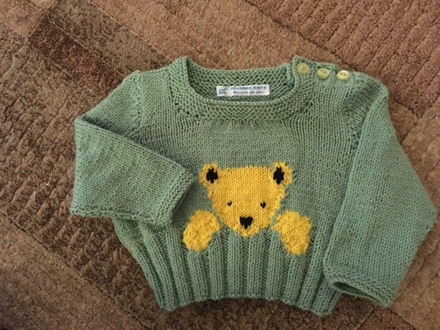 Teddy bear Jumper Age 6 9 Months