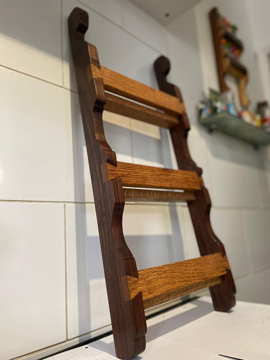 Wooden spice rack 