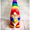 Rainbow Nordic Gnome with shoes 