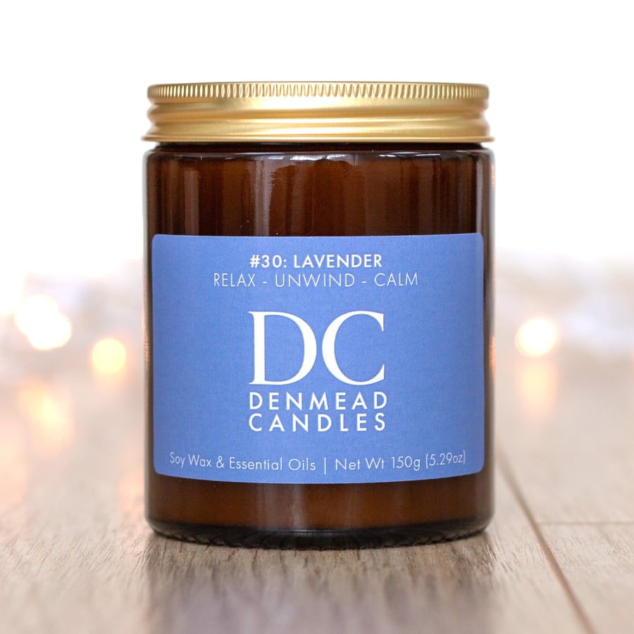 Lavender Essential Oil & Soy Wax Candle