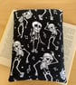 Dancing Skeletons Fabric Quilted Book Sleeve - Paperback Size - Image 2