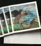 Curlew: 4 greetings cards - Image 1