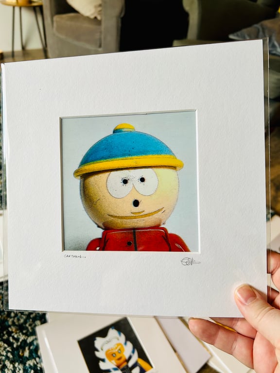 CARTMAN - South Park - Mounted minifigure photo print 