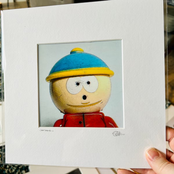 CARTMAN - South Park - Mounted minifigure photo print 
