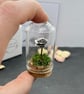 Handmade Sterling Silver Rose Miniature Bell Jar - Image 1