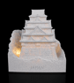 Osaka Fortress USB Lamp – 18cm 3D Printed Japan Souvenir Night Light, Warm LED