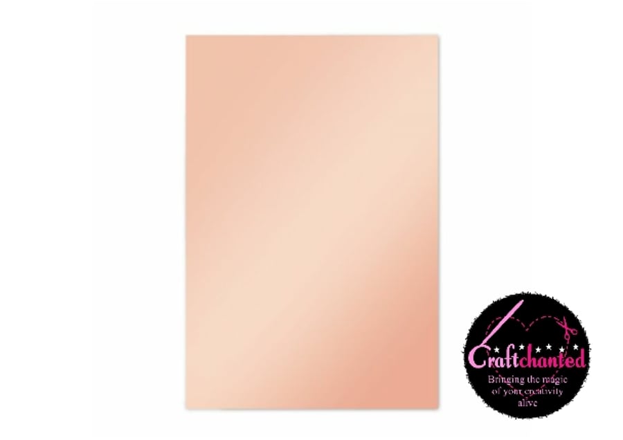 Hunkydory - Essentials - Mirri Card - Rose Gold - A4 - 270gsm - 8 Sheets