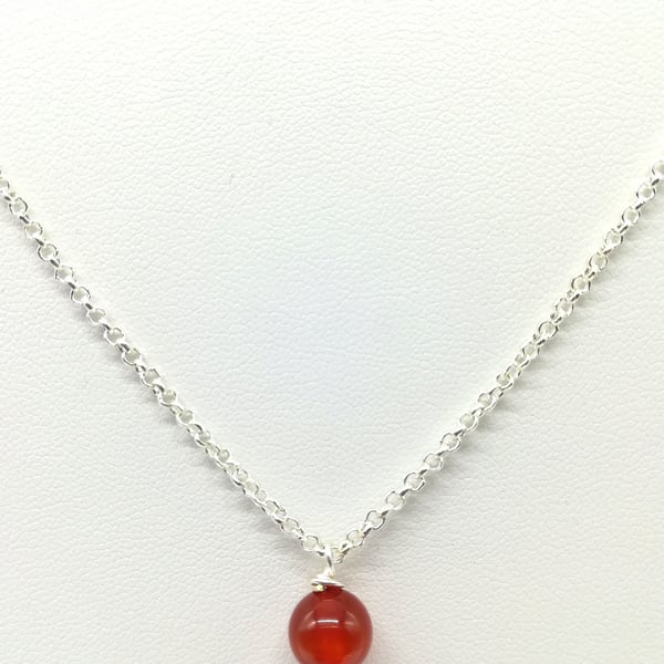 Handcrafted Wire Wrapped Carnelian,Minimalist,Single Bead pendant,Spiritual Boho