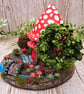Bridge Cottage - Indoor Handmade Fairy House - Image 8