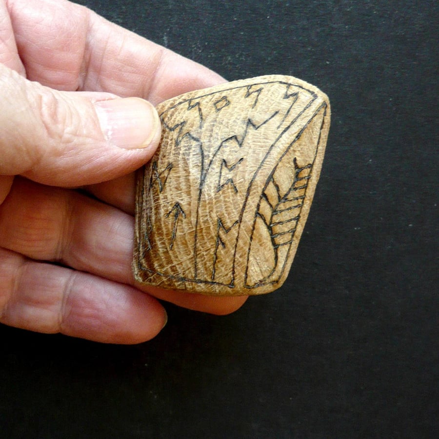 Oak Pocket Talisman. Protection and Empowerment (936)