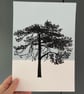 Ashdown Pine no.61, A4 size, original artwork, hand painted, blue - Image 6