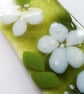 Fused Glass Myrtle Flower Suncatcher: Botanical Bedroom Decor - Image 3