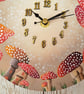 Red Mushroom Fantasy Wall Clock - Image 5