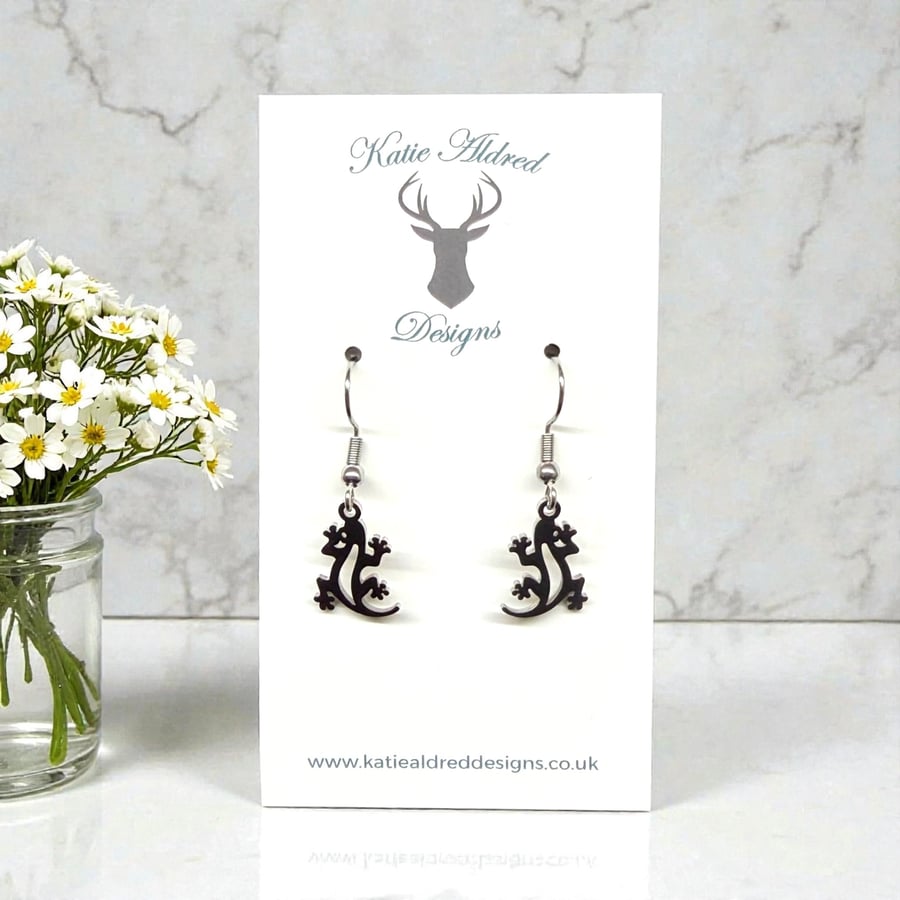 Charm Earrings - Simple Gecko 