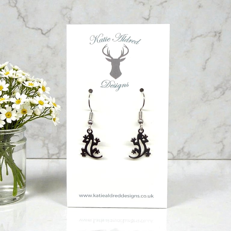 Charm Earrings - Simple Gecko 