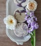 Lavender & Oatmeal handmade Soap - After Dusk, Round - Image 3