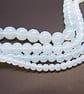 Opalite Beads 8mm Round, Synthetic White Opal, Jewellery Making Supplies - Image 7