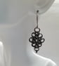 Copper Chainmaille Earrings With Choice Of Ear Wires