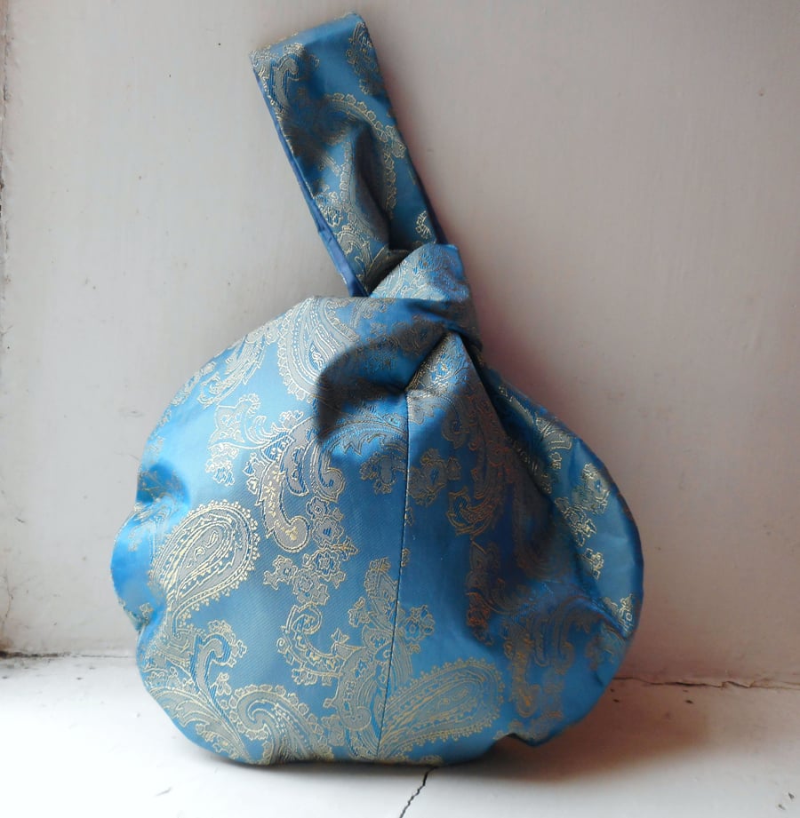 Sold Japanese knot bag - Paisley